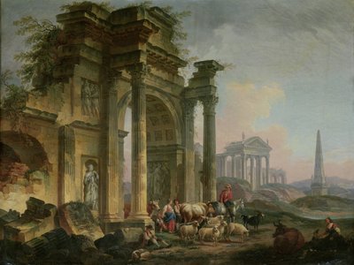 Triumphal Arch by Pierre Antoine Demachy